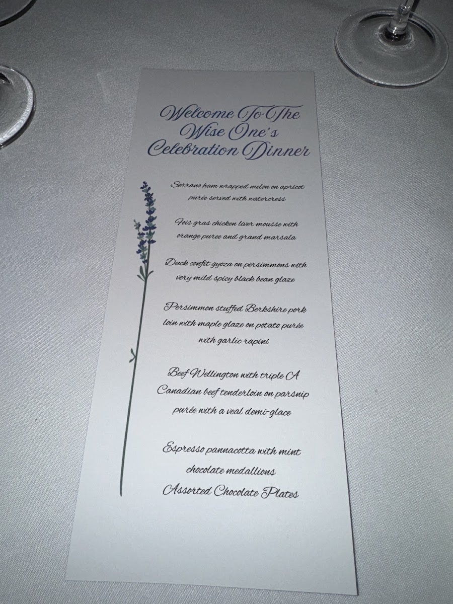 Menu Katherine’S Chateau-5